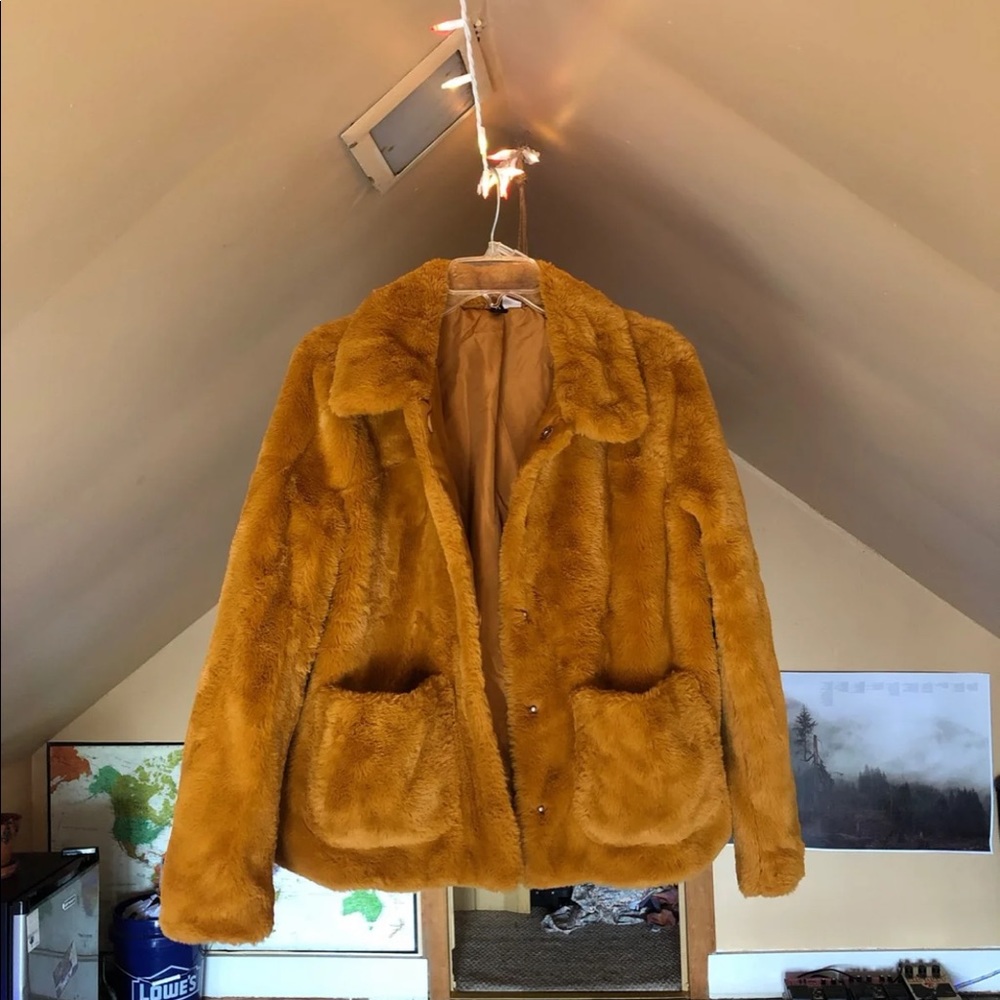 Divided Fur Coat size L